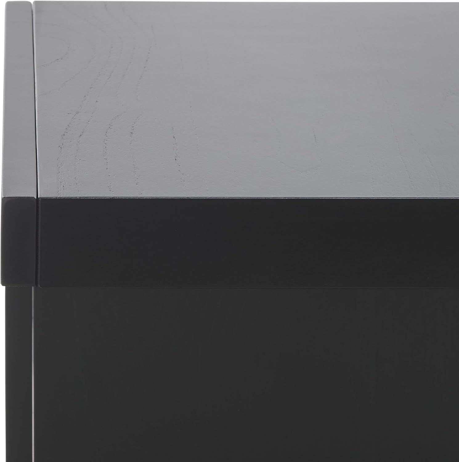 SAFAVIEH Couture Collection - Tawney Black Accent Table, C-Shaped Side Table, Modern Minimalist Design (SFV1317A)