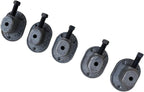 Sandbaggy Heavy Duty 1/4" Pencil Rod Clamp - Reusable Concrete Formwork Clamps - Cast Malleable Iron - Construction Grade Strength & Safety (Heavy Duty, 20, Count)