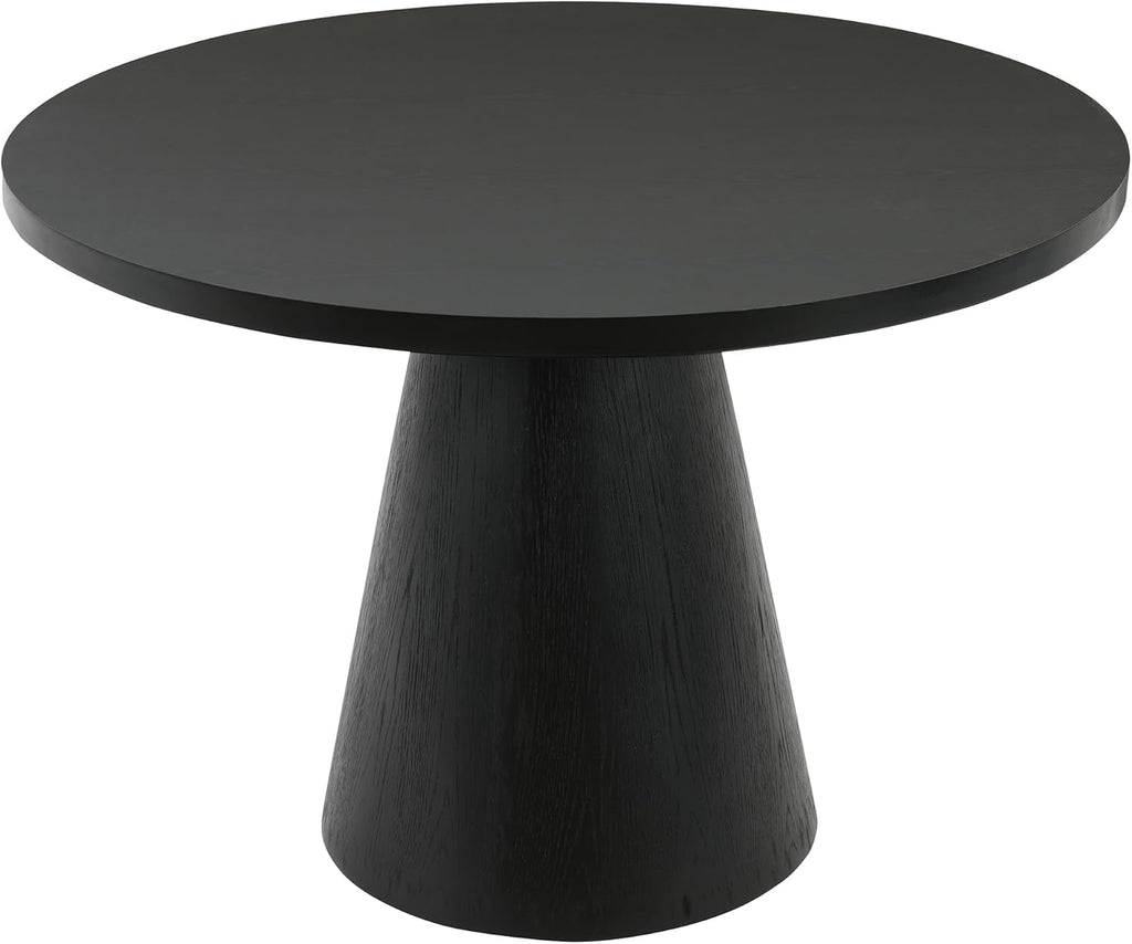 ERYE Wooden Round Dining Table Stable for Home Apartment, Contemporary Round Dinner Table with Natural Wood Grain Variation, Easy to Assemble, 44"