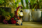 Gnome Garden Decor Statue Solar Gnomes Decorations for Yard with Lantern Light Outdoor Decorations for Patio Mom Gift