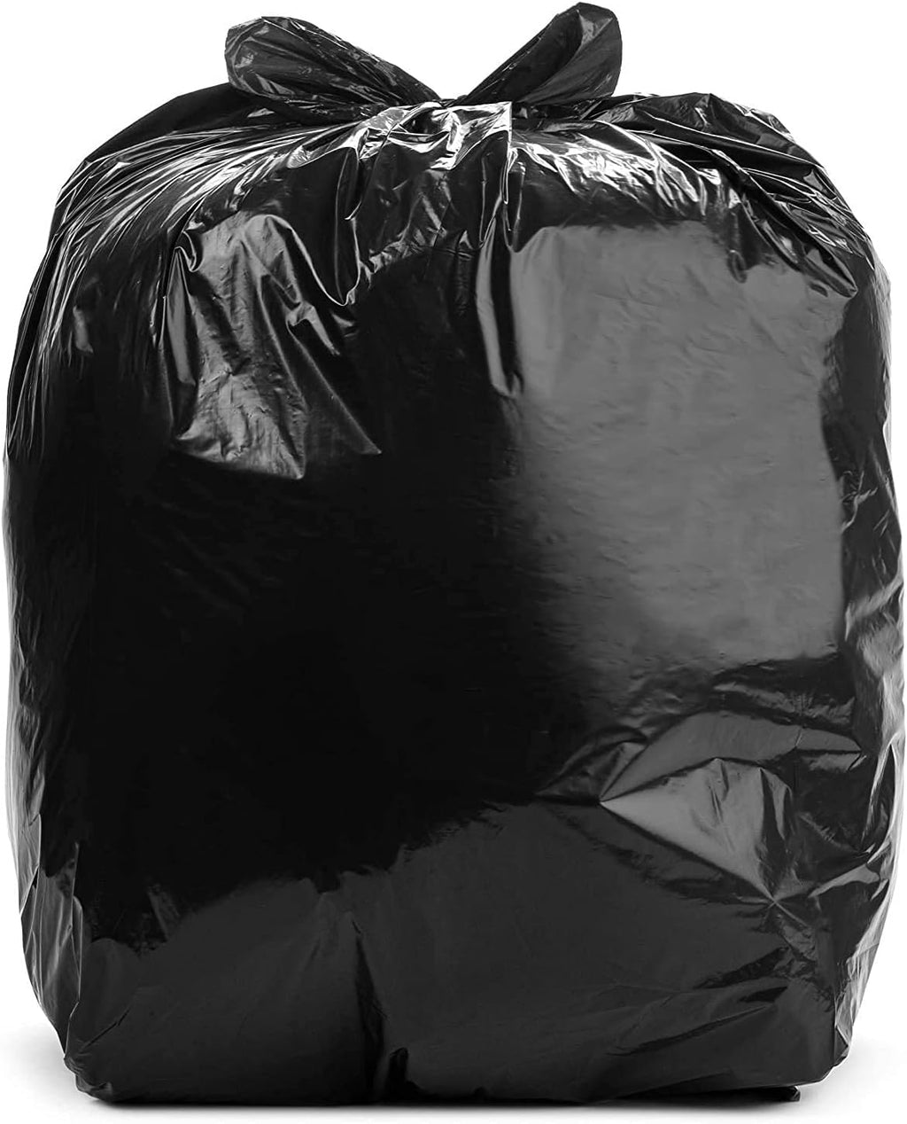 Aluf Plastics T-Tough Roll Pack Low Density Repro Blend Star Seal Coreless Rolls Bag, 55-60 Gallon Capacity, 58" Length x 38" Width, XXH Strength, Black (Pack of 400)