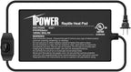 iPower 4 by 7 Inch Reptile Heating Pad with Temperature Adjustable Controller Knob, Under Tank Warmer Terrarium Heat Mat for Reptiles and Amphibians
