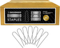 Sandbaggy Galvanized 6-Inch Landscape Staples | Industrial Grade 9 Gauge Steel | Also Called Fabric Pins, Garden Earth Stakes, Lawn Nails | Trusted by Farmers & Homeowners Across The USA (100 Staples)