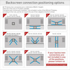 Barkan 30'' Long TV Wall Mount, 13-65 inch Full Motion Articulating - 4 Movement Flat/Curved Screen Bracket, Holds up to 80lbs, Extremely Extendable, Fits LED OLED LCD