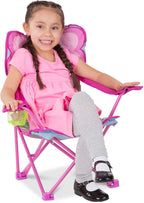 Melissa & Doug Sunny Patch Cutie Pie Butterfly Folding Lawn and Camping Chair