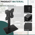 BFTOU Universal TV Stand for 13"–43" TVs Swivel 4 Level Height Adjustable Table Top TV Mount Stand Holds up to 77lbs