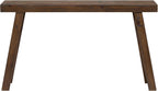 Alaterre Furniture Lawas Solid Wood Console Table, Brown, 56”x12”x32” | Modern Farmhouse Entryway Table, Easy Assembly Living Room Furniture for Behind the Couch, Entryway, or Hallway