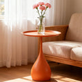 Boho Side Table End Coffee Tables, Unique Aesthetics Minimalist Accent Tables, Multifunction Round Metal Side Tables for Living Room Bedroom Sofa Balcony Couch Patio Yard Garden Indoor & Outdoor