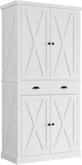 IRONCK Storage Cabinet with Drawers and Doors for Living Room and Entryway | Open Shelves, Adjustable shelves, Organized essentials