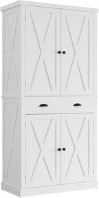 IRONCK Storage Cabinet with Drawers and Doors for Living Room and Entryway | Open Shelves, Adjustable shelves, Organized essentials