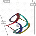 Red Carpet Studios The Original Helix Cosmix Rainbow Spinner with Crystal, 11"
