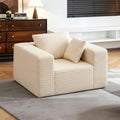 Sofa Chair Memory Foam Reading Couch with Pillow Floor Lounger No Assembly