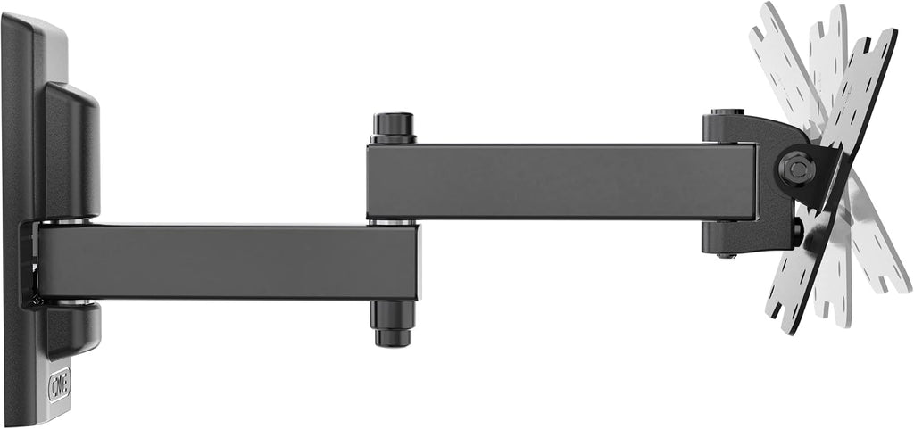 Space System FULLMOTION 100, Double Arm Wall Mount for 14'' to 25'' Flat Screen TV, VESA 50-75-100, Colour Black