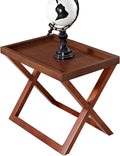Telephone Table, Walnut Grain,Solid Wood Storage Tray X-Shaped Side Table,Telephone Magazine Table Square Side Table(Size:23.6215,7419.29in,Color:Walnut Wood)