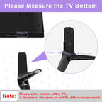 TV Stand Legs Only for Vizio TV Stand V505-H9 V505-G9, Not for Other TV Models, for Vizio 4K Ultra HD (2160P) HDR Smart LED TV Legs with Screws Set & Instructions