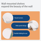 Wall Mounted Drop Leaf Table, Sturdy Wood with Heavy Duty Bracket, Foldable Space Saving for Home Office, Laundry Room(Warm White,100 * 40cm/39.3 * 15.7in)