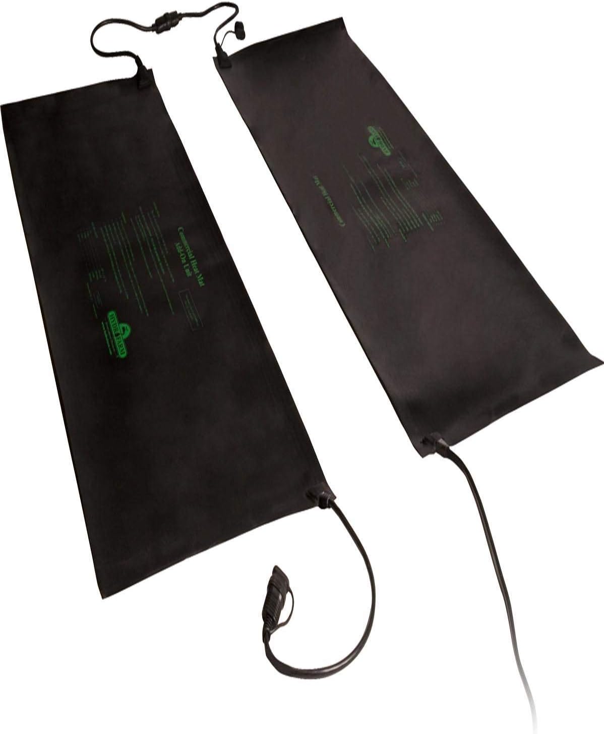 JUMP START MTMDA Jump Start Commercial Seedling Heat Mat Modular Add-on, 60" x 21", 140, 60x21, Black