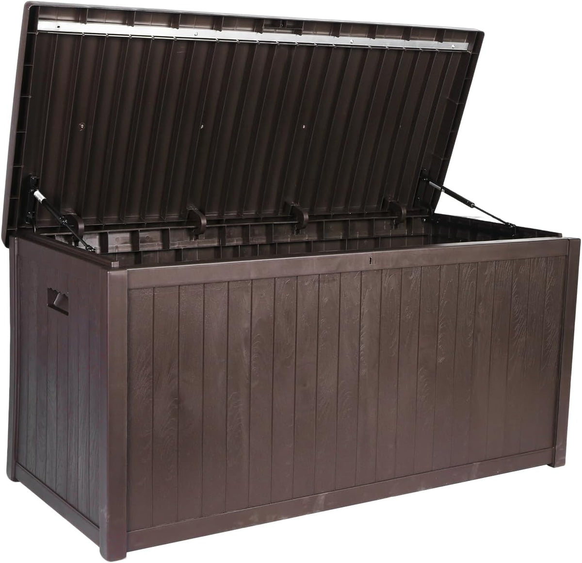 Large Outdoor Storage Box Lockable Organization and Storage Box Waterproof for Furniture Outdoor Cushions Garden Tools