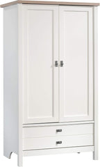 Sauder Cottage Road Armoire, Soft White finish
