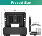 Cable Box Mount, Adjustable Wall Mount for Small and Wide Devices- 1 PCS | Modem Mount,Wall Mount Bracket Compatible for Cable Boxes, Modems, DVD Players,PS3, PS4, Xbox One S