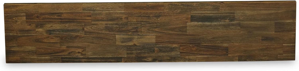 East West Furniture XB077 X-Style Modern Dining Bench with Wooden Seat, 72x15x18 Inch, Multi-Color