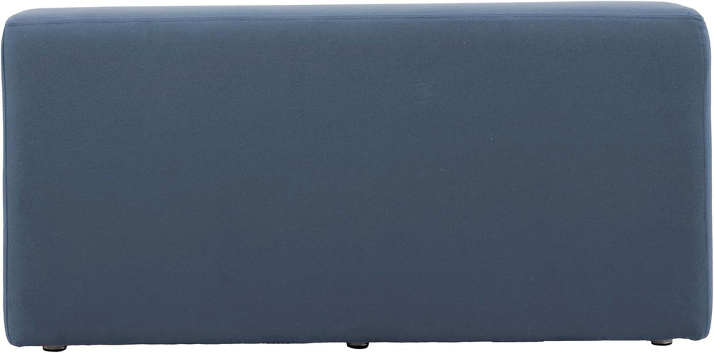 FDP 36" Square Oversized Outdoor Ottoman Featuring Sunbrella Fabric - Weather-Resistant, Fade-Resistant, Fully Assembled Patio Furniture for Backyard or Poolside Seating, 18" H - Canvas Haze