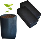gardtree Plant Nursery Bags 7” x 7.87” 400PCS, Non-Woven Biodegradable Plant Grow Bags Fabric Seedling Starter for Vegetable Flower Fruit Saplings Tree, Home Garden Supply