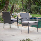 free-space KD disassembly and Assembly PE Imitation Rattan Dining Chair