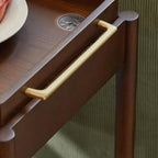 Minimalist Side Table Retro Country Style Small Trolley Movable Sofa Side Table Beverage Cart Dining Room Handcart