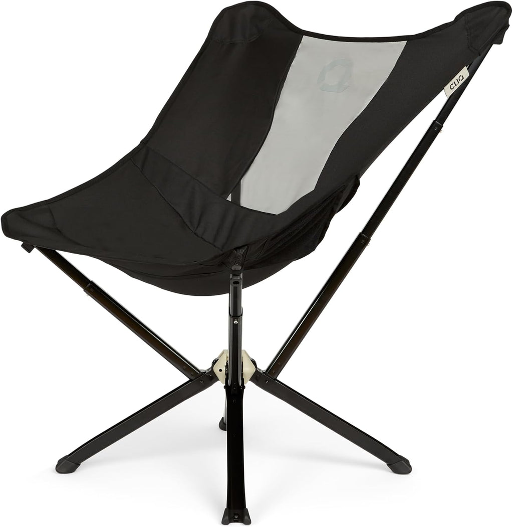 CLIQ MystiQ Camping Chair, Lightweight Portable Folding Outdoor Chair | Portable Folding Camping Chair, Compact Lounge Chair for Beach, Hiking, Sports & Lawn, 450 lb Capacity