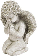Medium Praying Angel Concrete Garden Statue- 13in Tall