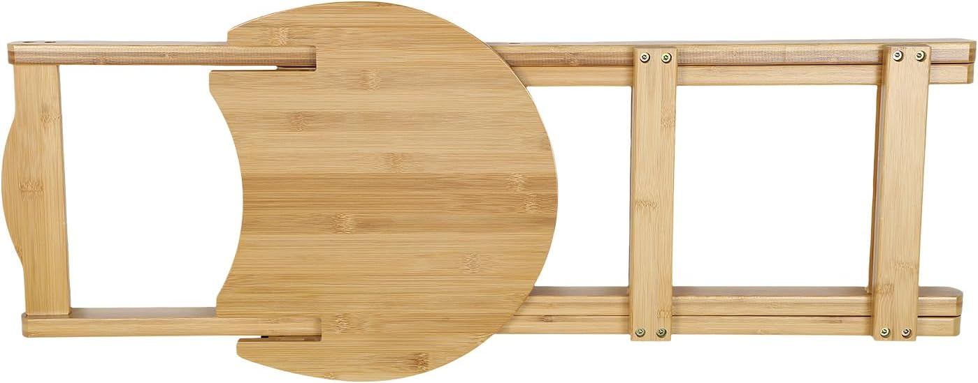 Foldable Bar Stool, 24.8 Inch Height Portable Wooden Bar Stool, Folding Kitchen Counter Chair X-Frame Stool 220 lbs Capacity, Counter Height Stool for Kitchen, Bar, Coffee, Outdoor