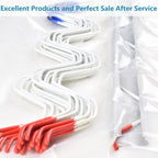 Greenhouse Spring Wire & Lock Channel 6.6 ft - PVC Coated Spring Wire & Aluminum U-Channel Bundle, Farmer Greenhouse Poly Film or Shade Cloth Attachment, 50 Mounting Screws Included [10 Pack]