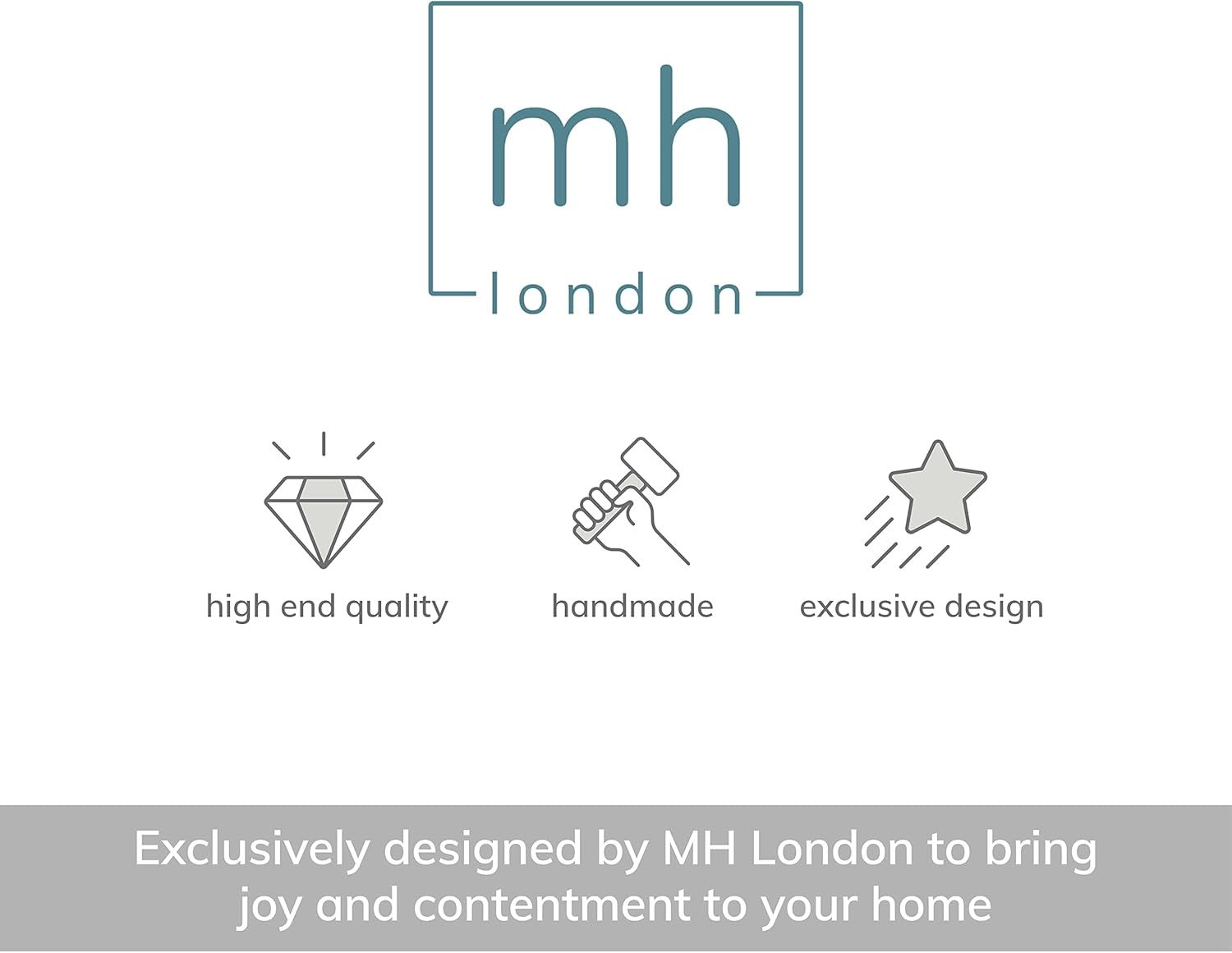 MH London Side Table - Crawford Wooden Modern C Shaped End Table - Exclusively Designed Hand Crafted Tables - End Table for Living Room, Bedroom Bedside Tables and Office