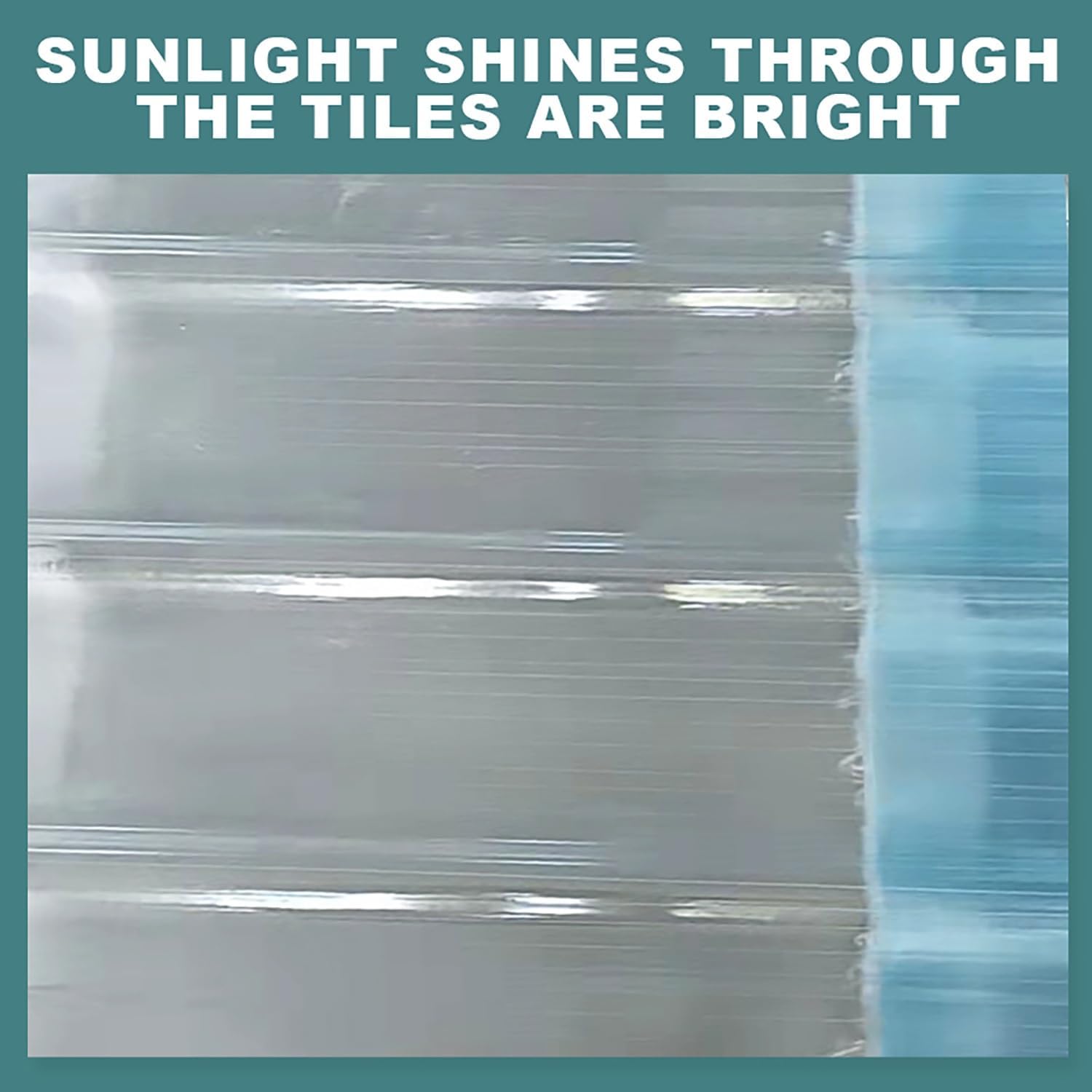 Plastic Roof Panels,Translucent Greenhouse Panel,Daylighting Roof Panels,Sturdy Panel,Cuts Easily,for Patio Garden Balcony etc.(39.37x70.86in)