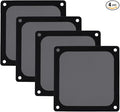 120mm Fan Dust Filter Mesh Compatible for Computer Cooler/PSU/Routers Nylon Mesh,Frame PC Fan Dust Meshes Cooler Filter Dustproof Computer Fan Grills (120 * 120mm,4pcs)