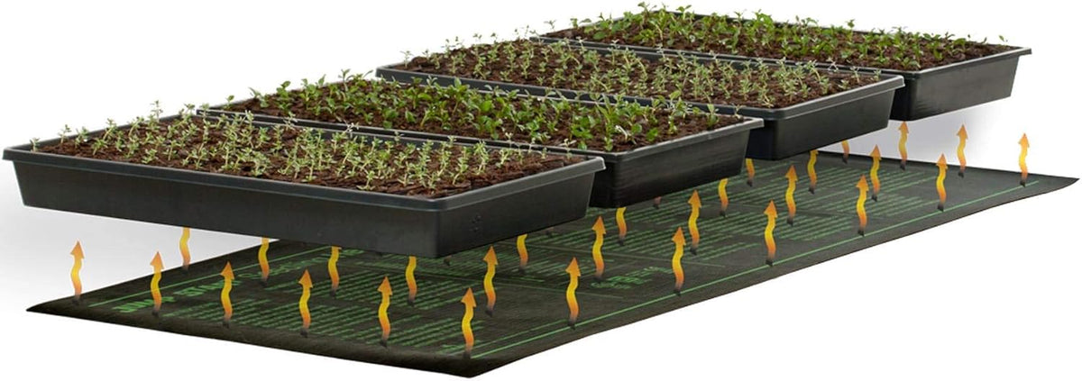 Hydrofarm Jump Start MT10009, 107 Watt UL Certified Seedling, 48"x20" Heat Mat, Jumpstart