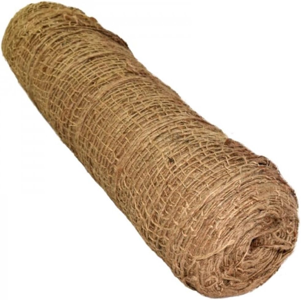 Farm Plastic Supply - 100% Biodegradable Coir Mat - 6' x 164' - 700 Gram Coir Matting Roll, Erosion Control Blanket, Coconut Coir Mat, Coconut Erosion Control Blanket