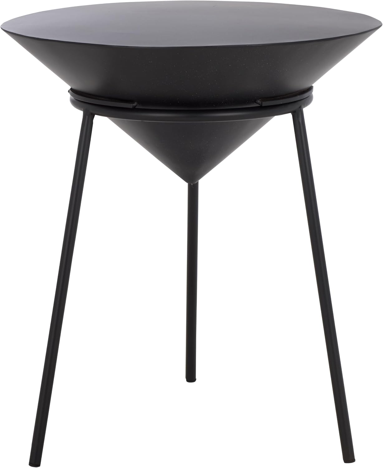SAFAVIEH Home Collection - Apuline Modern Black Side Table with Tripod Legs (ACC5513A)