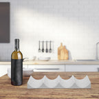 POPETPOP 2pcs Wine Bottle Holder for Refrigerator and Cabinet, Space Saving Drink Organizer with Easy Installation, Stylish Pp Material Rack for Kitchen, Pantry, and Fridge Storage