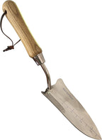 Garden Guru Eco Transplanter Trowel Shovel- 100% Recycled Stainless Steel - Rust Resistant - FSC Certified Wood Ergonomic Handle - Perfect Tool for Gardening Transplanting & Digging - 1 Case (40 Pcs)