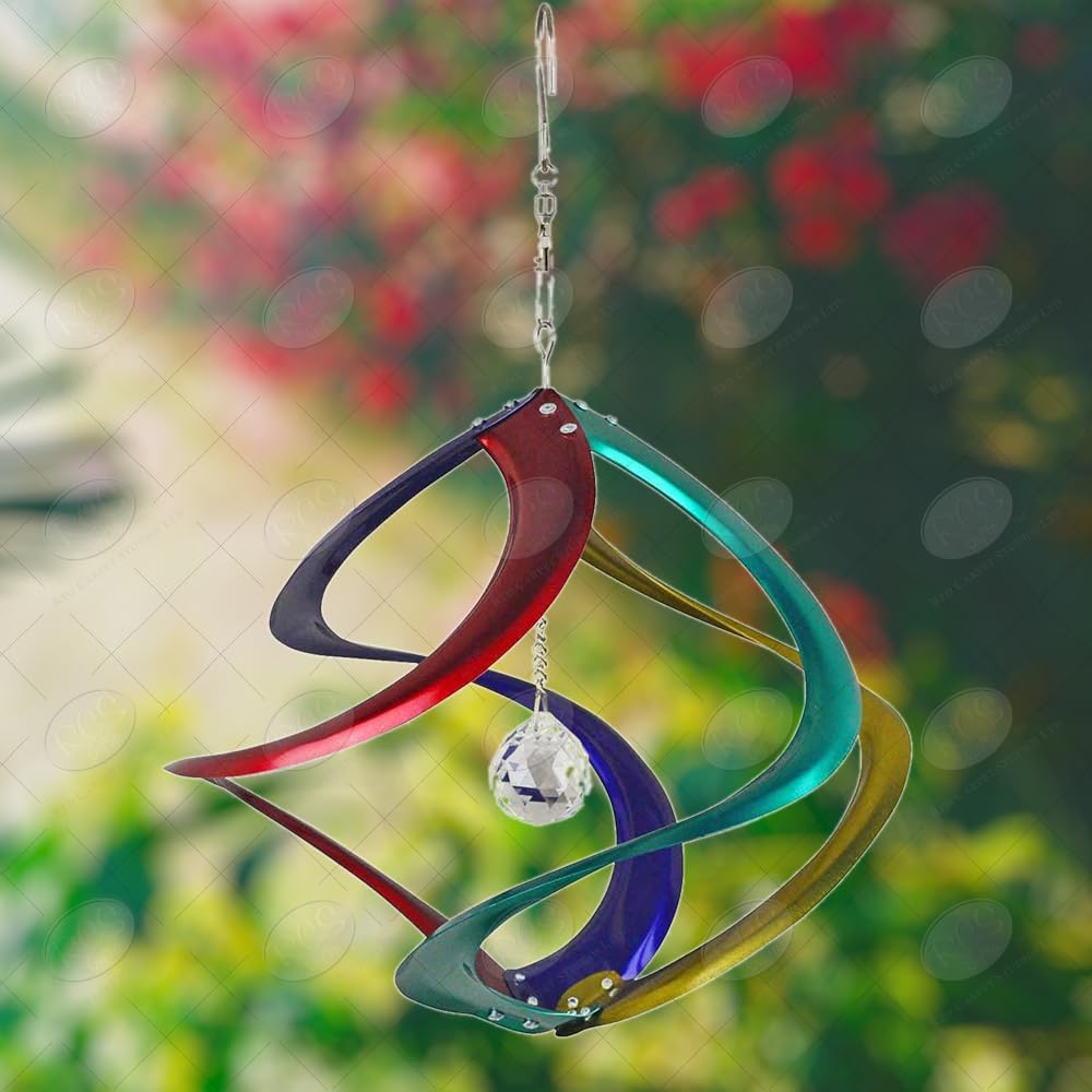 Red Carpet Studios The Original Helix Cosmix Rainbow Spinner with Crystal, 11"