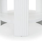 SAFAVIEH Couture Collection Liabella White Round Accent Table