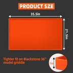 Silicone Blackstone Griddle Cover 36，Heavy Duty Food Grade Silicone Mat, Silicone Griddle Cover， All Season Griddle Top Protective for Grill Accessories