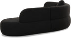 Tov Furniture Broohah Black Boucle Sectional