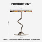 Bedside/Sofa Side Table – Shell-Style Accent Table (Suitable for Living Room, Balcony, or as a Coffee Table/Drum Stool)