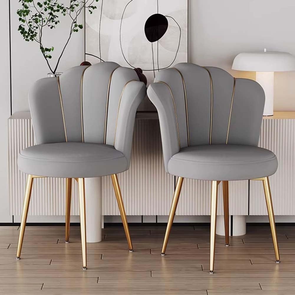 Etlegor Vanity Chair for Makeup Room, Midcentury Modern Makeup Chairs with Backrest Vanity Stool for Living Room Bedroom(Light Blue)