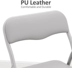 Kids Folding Table and Chairs Set 3-Piece PU Padded No Assembly | Fold-Flat Design + No Assembly + PU Padded Comfort – A Perfect Space-Saving Activity Set for Kids Ages 2-8