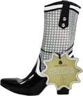 Fashion Forward Dazzling Disco Glitter Cowboy Boot Wine Bottle Holder - The Ideal Gift for Any Occasion!