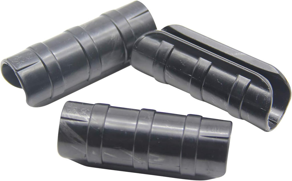 Garden Greenhouse Clips Pack of 10, Black, Outer Diameter 0.94-1.02in, ABS+PC Material, High-Temperature & Cold Resistant